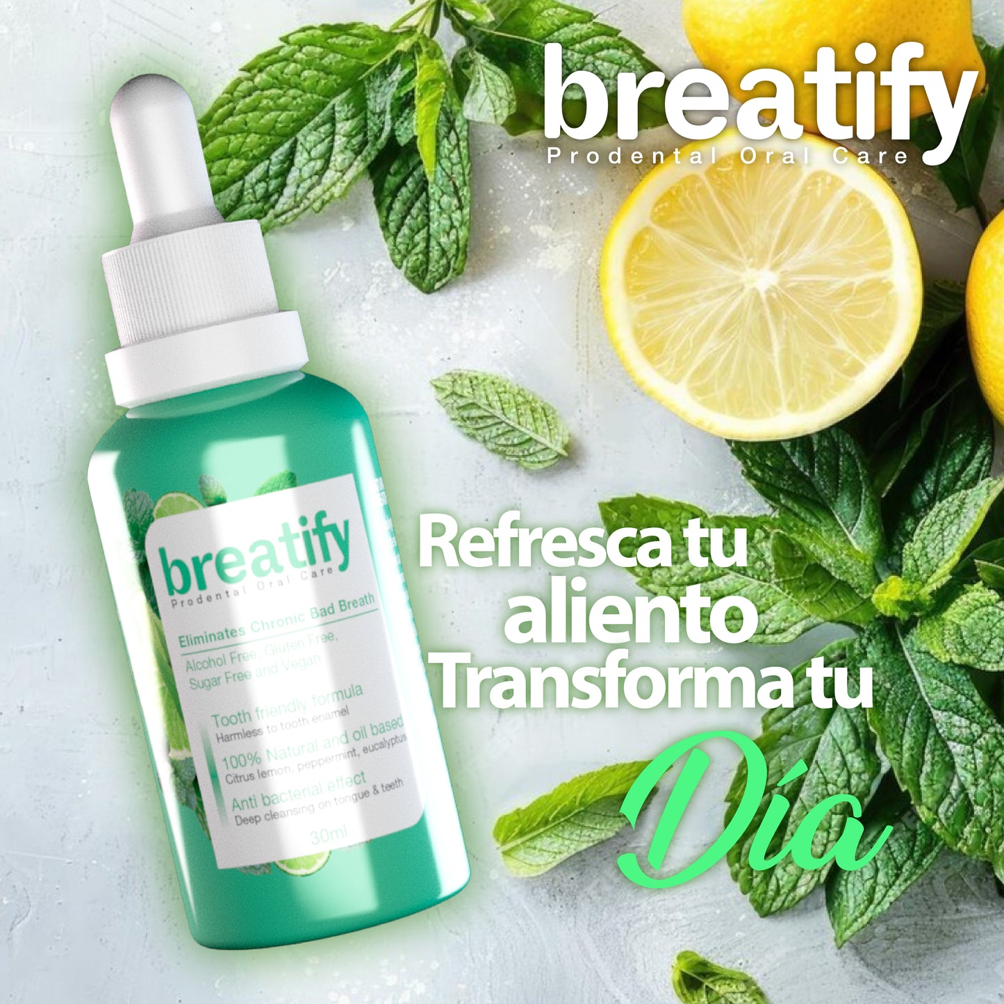 Breatify -Dile Adios al mal aliento-formula natural