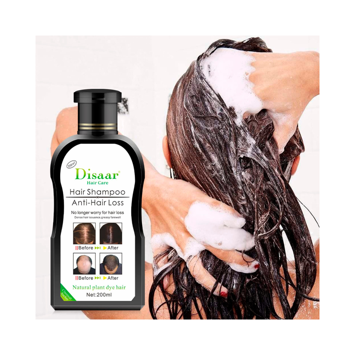 Champú Herbal Anticaída RevitaForte con Suero Regenerador