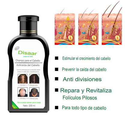Champú Herbal Anticaída RevitaForte con Suero Regenerador