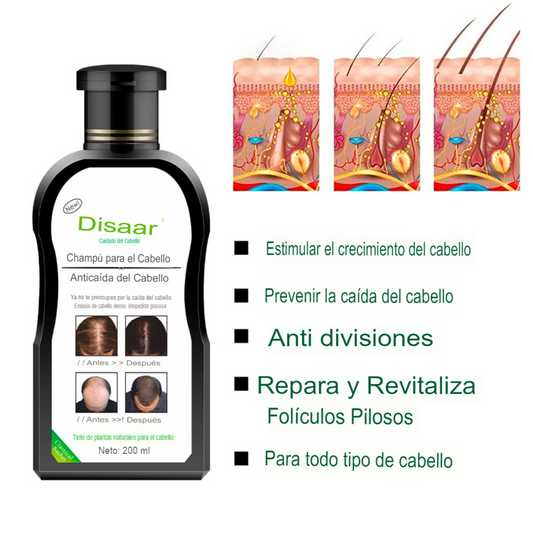 Champú Herbal Anticaída RevitaForte con Suero Regenerador