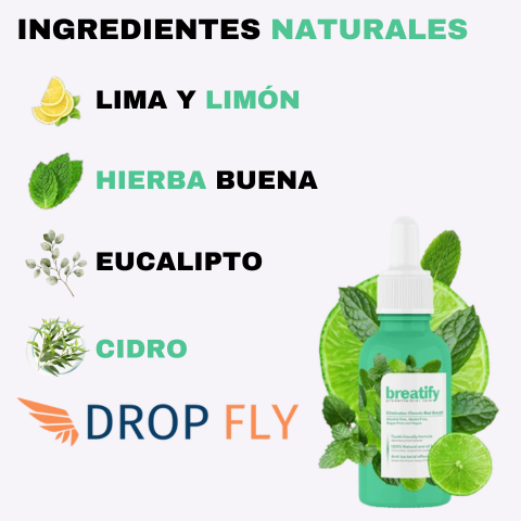 Breatify -Dile Adios al mal aliento-formula natural