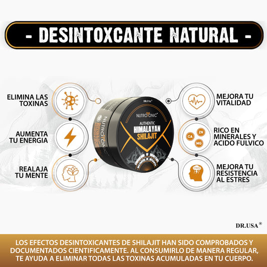Shilajit Origilal Himalaya: revitaliza tu cuerpo en forma natural