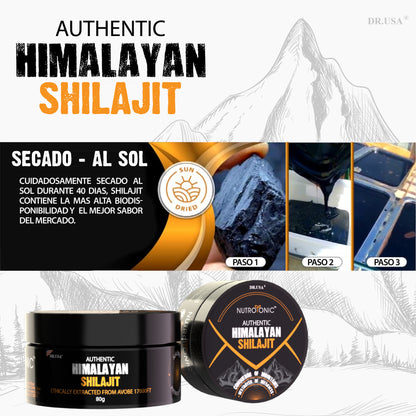 Shilajit Origilal Himalaya: revitaliza tu cuerpo en forma natural
