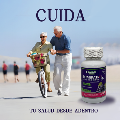 Resveratol + Nad Satoomi X60 Cap -mejora tu energia y bienestar - 590 mg