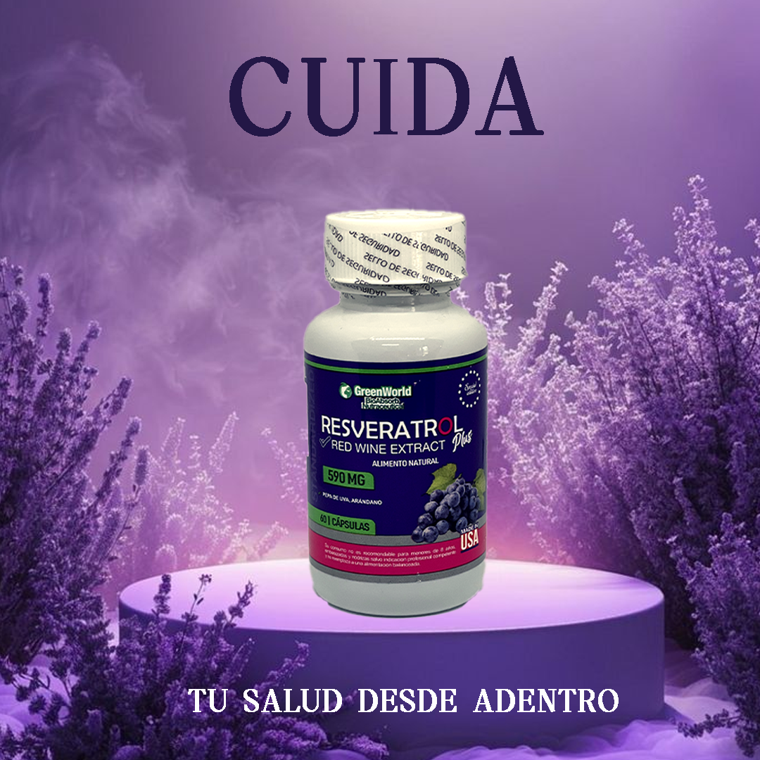 Resveratol + Nad Satoomi X60 Cap -mejora tu energia y bienestar - 590 mg
