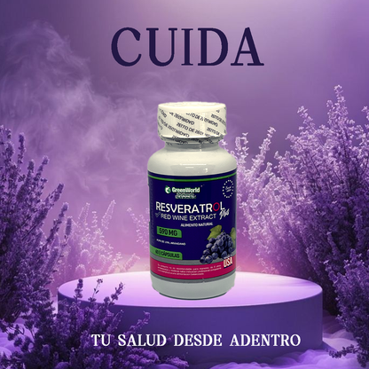 Resveratol + Nad Satoomi X60 Cap -mejora tu energia y bienestar - 590 mg